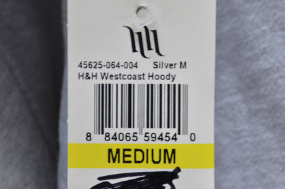 Hart & Huntington 45625-064-004 Medium Silver H&H Westcoast Hoodie NOS