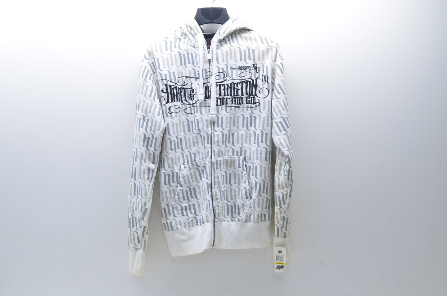 New Hart & Huntington Medium White H&H Hoodie NOS