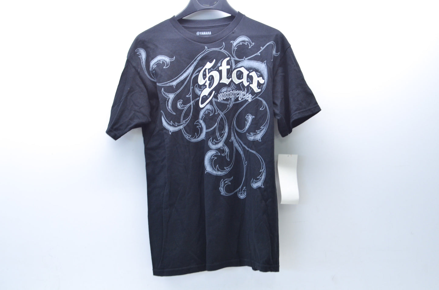 New OEM Yamaha Medium Black Star Motorcycles Shirt NOS