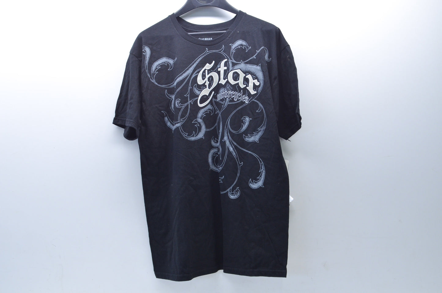 New OEM Yamaha Large Black Star Motorcycles Shirt NOS