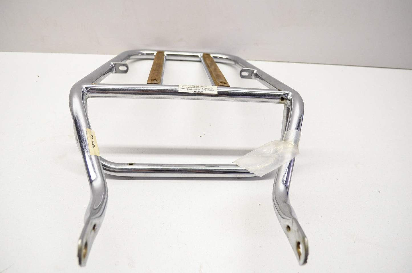 RD 400 C Teakwood Seat Rack NOS