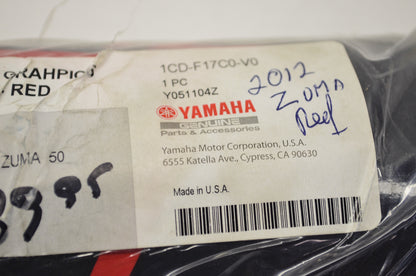Red Graphic Kit 12 Zuma 50 NOS