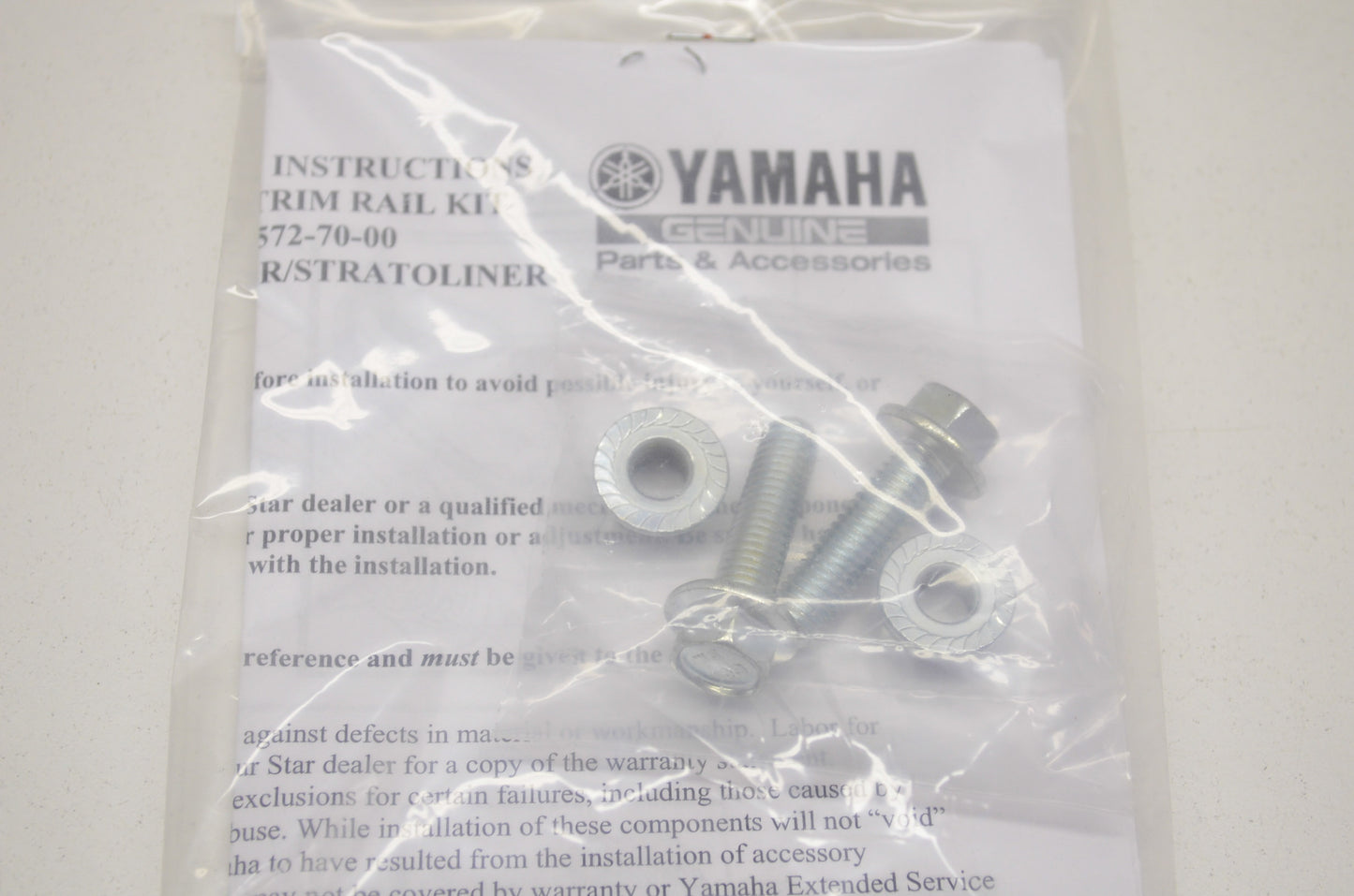 Saddle Bag Trim Rail Stratoliner NOS