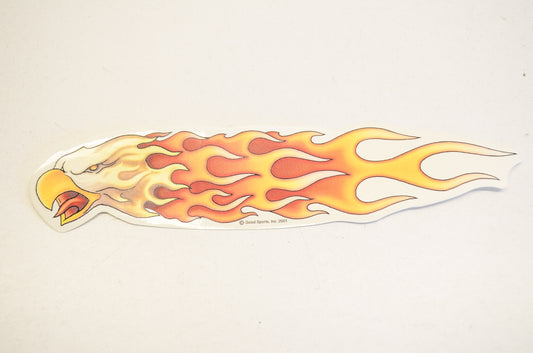 Hot Leathers D1153 Flaming Eagle Decal NOS