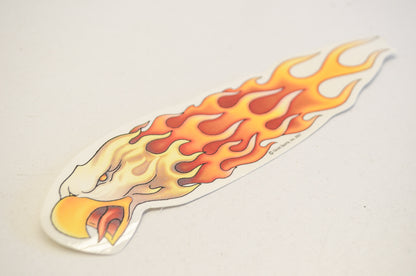 Hot Leathers D1153 Flaming Eagle Decal NOS