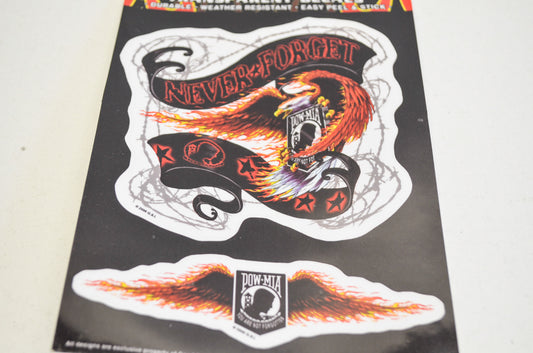 Hot Leathers D2333 POW MIA Decal NOS