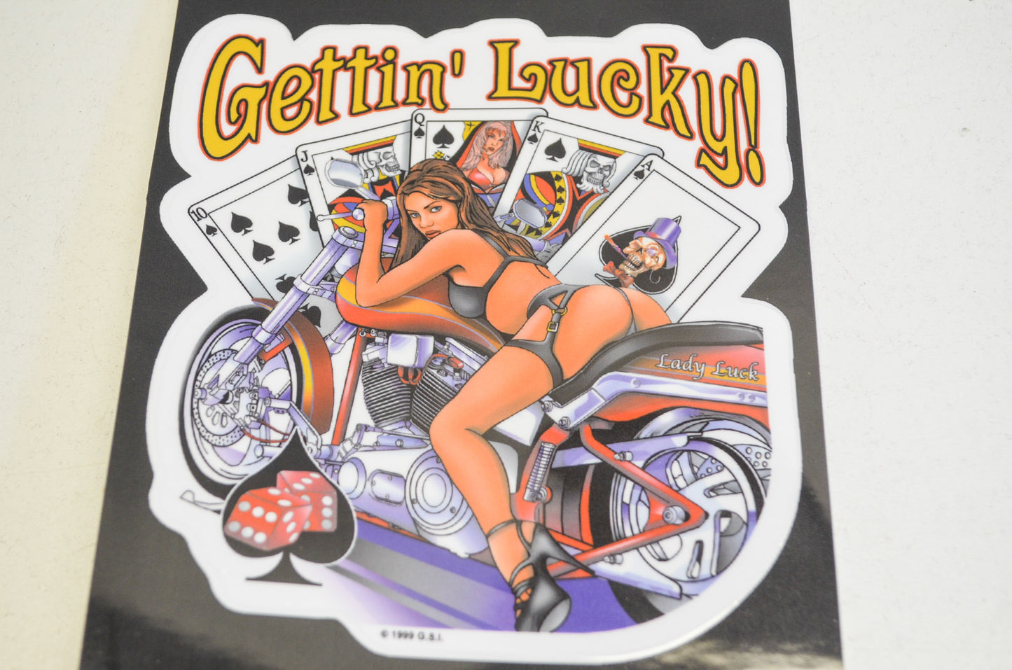 Hot Leathers D1263 Getting Lucky Decal NOS