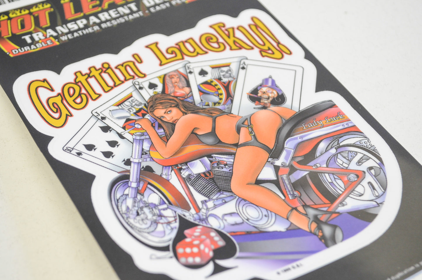 Hot Leathers D1263 Getting Lucky Decal NOS
