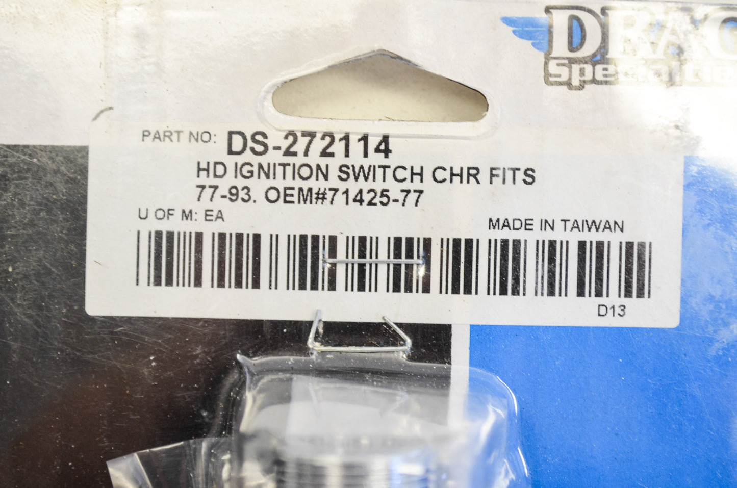 New Drag Specialties Ignition Switch NOS