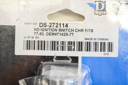 New Drag Specialties Ignition Switch NOS