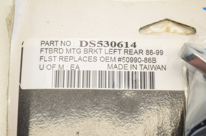 New Drag Specialties Floorboard Mounting Bracket Left Rear NOS