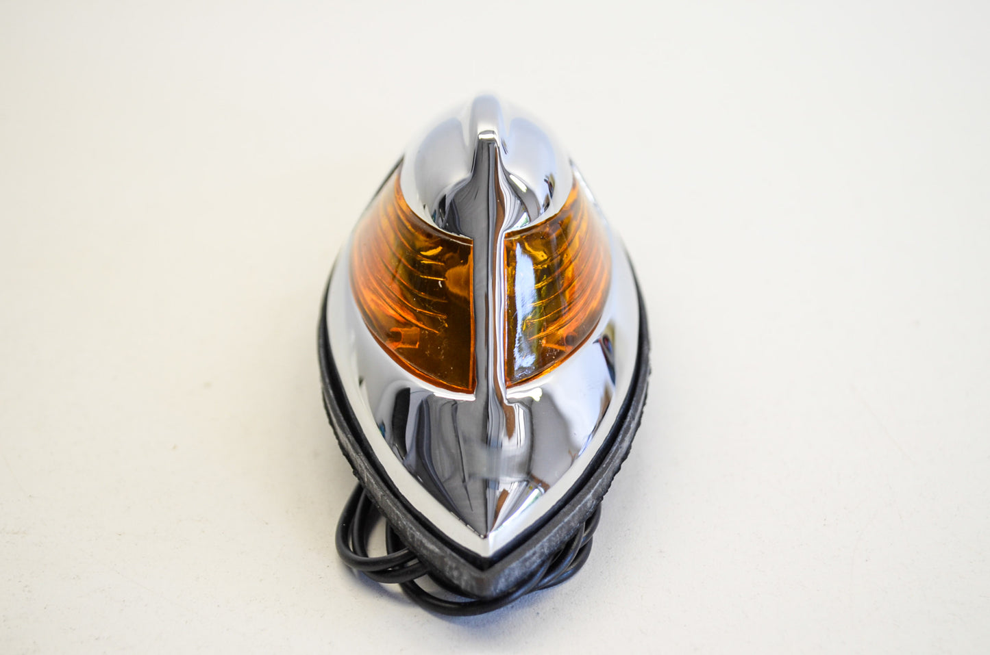 New Mid USA Front Fender Lamp 12V Amber NOS