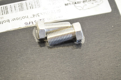 New Lazer Star 5/16 - 24 x 3/4' Hollow Bolt Kit NOS