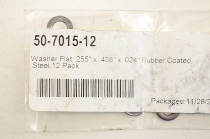 New S&S Flat Washer .255' x .438' x .024' QTY 12 NOS