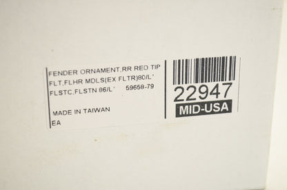 New Mid USA Rear Fender Lamp Red NOS