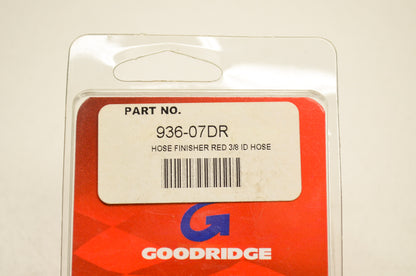 Goodridge 936-07DR Hose Finisher Red NOS