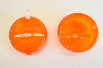 Turn Signal Lens Amber Qty 2 NOS
