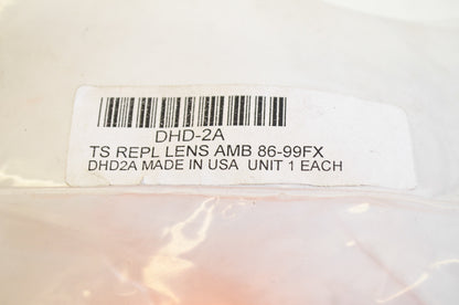 Turn Signal Lens Amber Qty 2 NOS