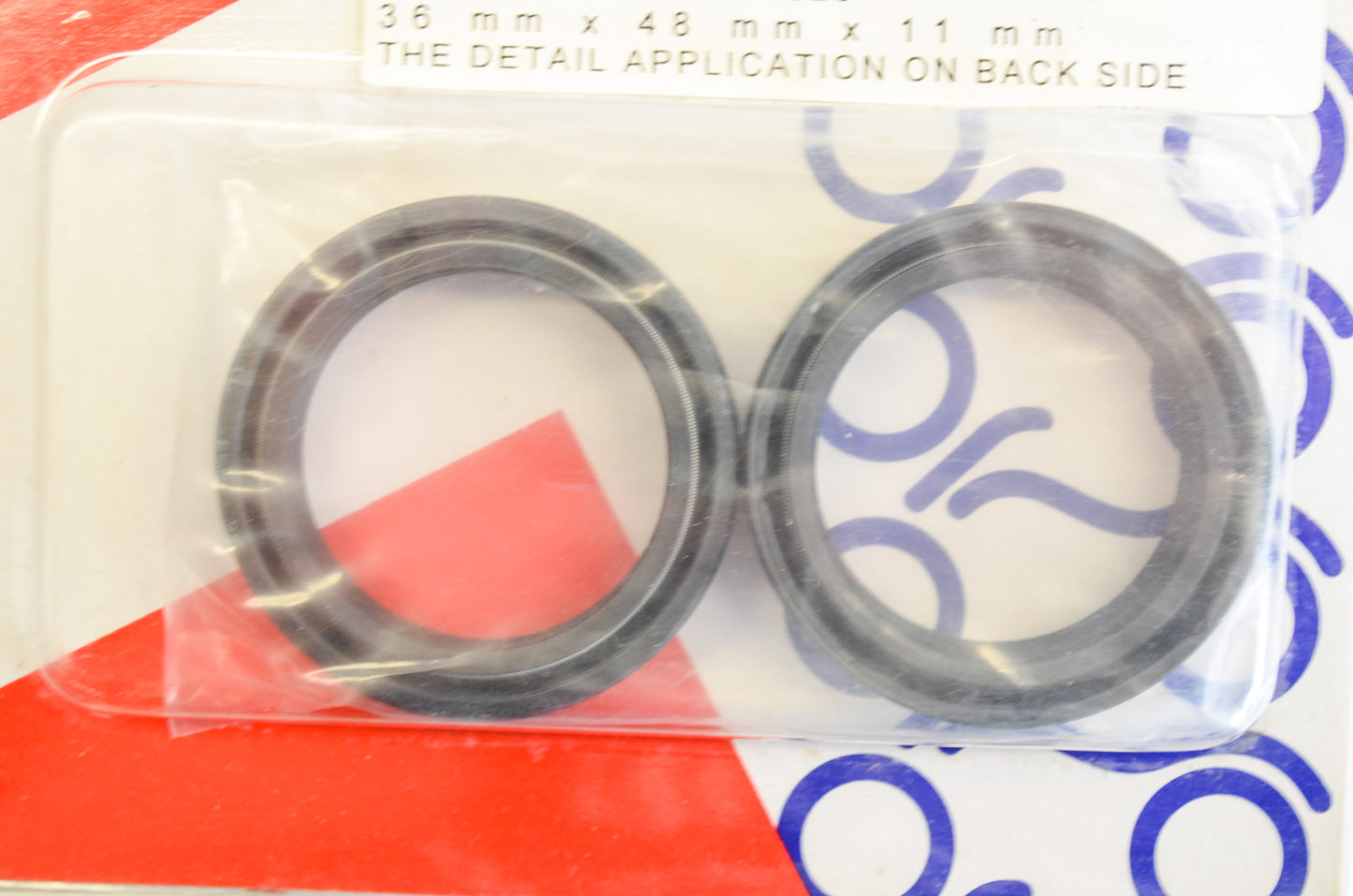 New K&S Fork Seal 36x48x11mm QTY 2 NOS