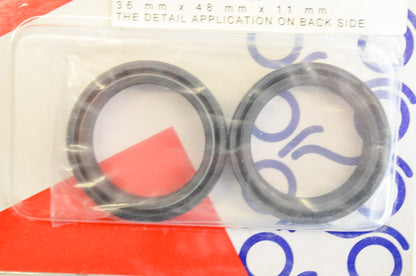 New K&S Fork Seal 36x48x11mm QTY 2 NOS
