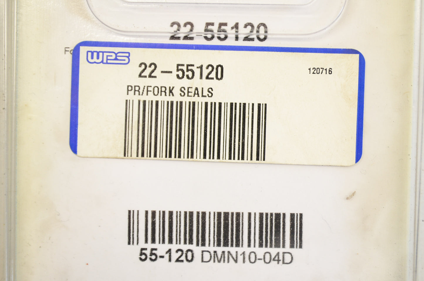 All Balls 22-55120, 55-120 Fork Seal Kit NOS