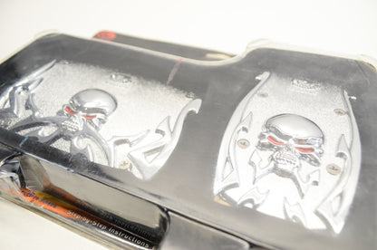New Quest Redline Tribal Skull Performance Pedal Cover Kit NOS