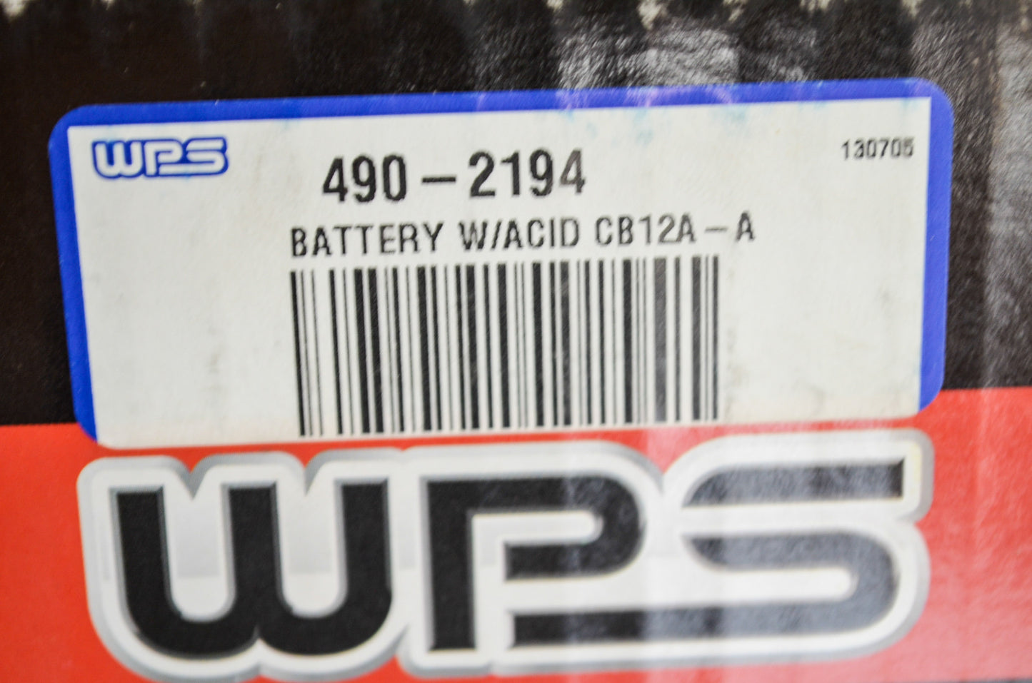 New WPS Battery Kit NOS