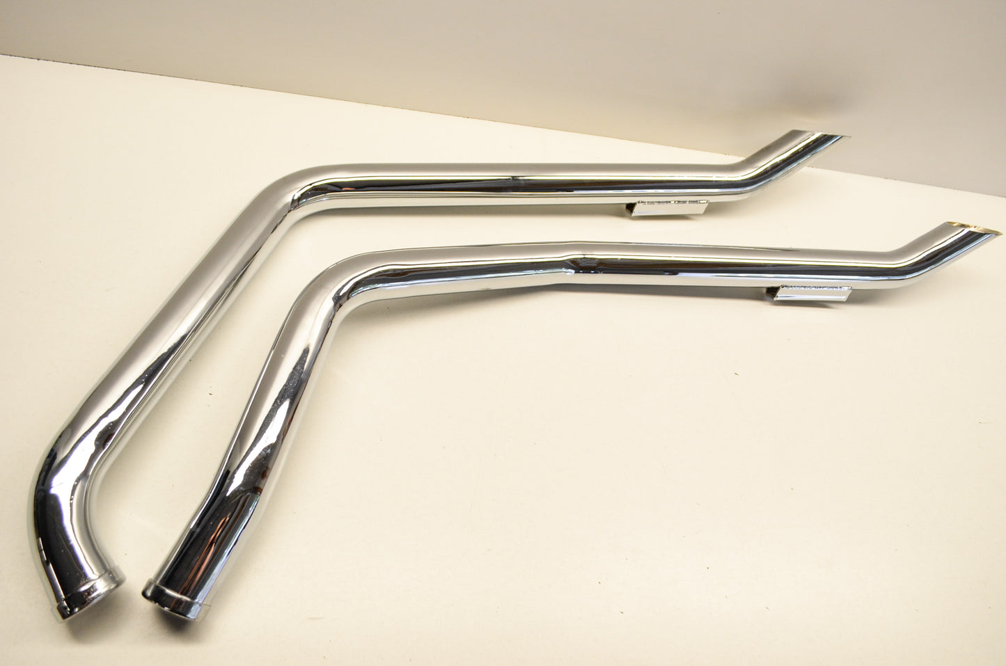 Goose Style Exhaust Drag Pipes Qty 2 NOS