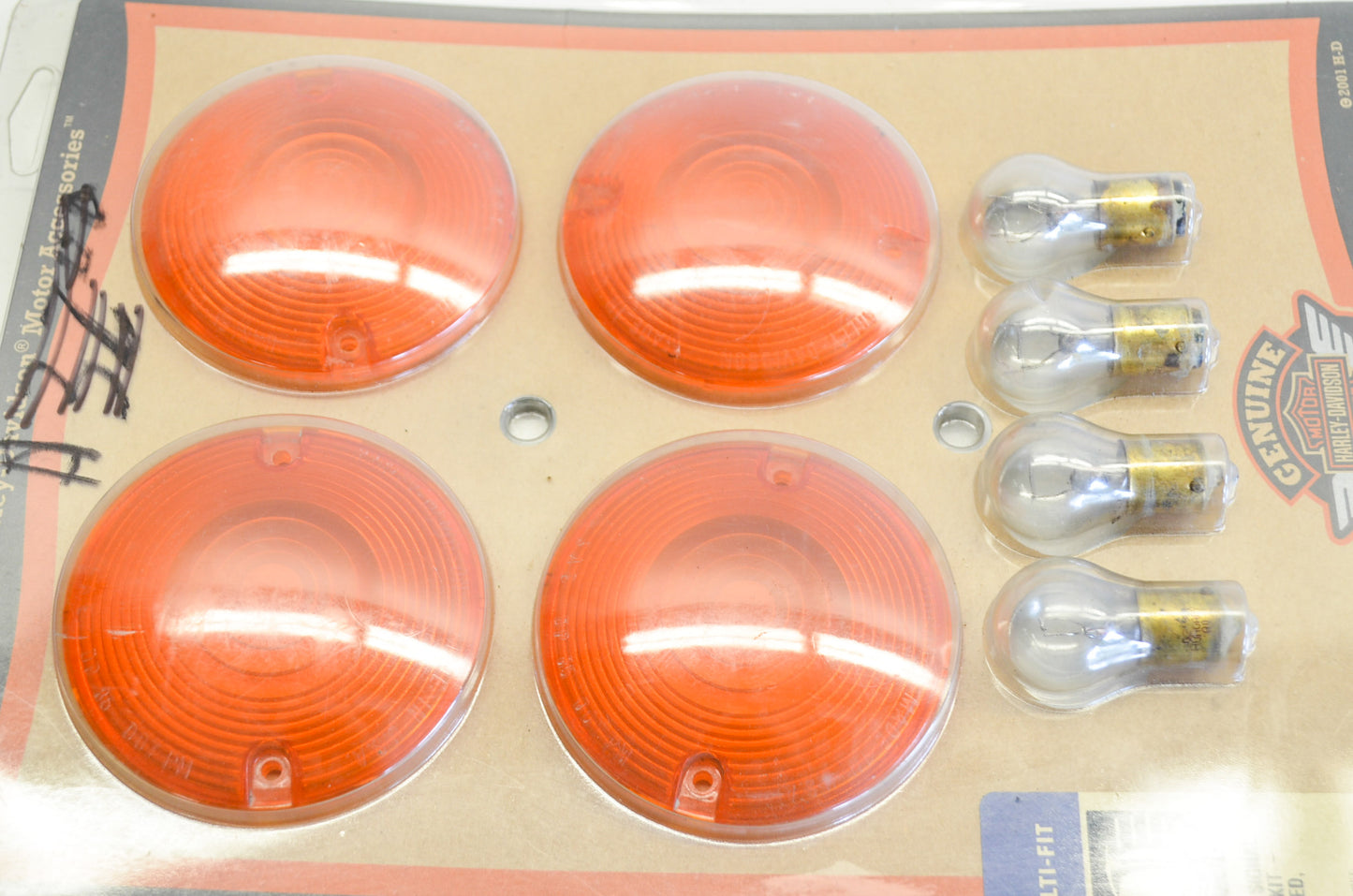 New OEM Harley Davidson Turn Signal Lens Kit NOS