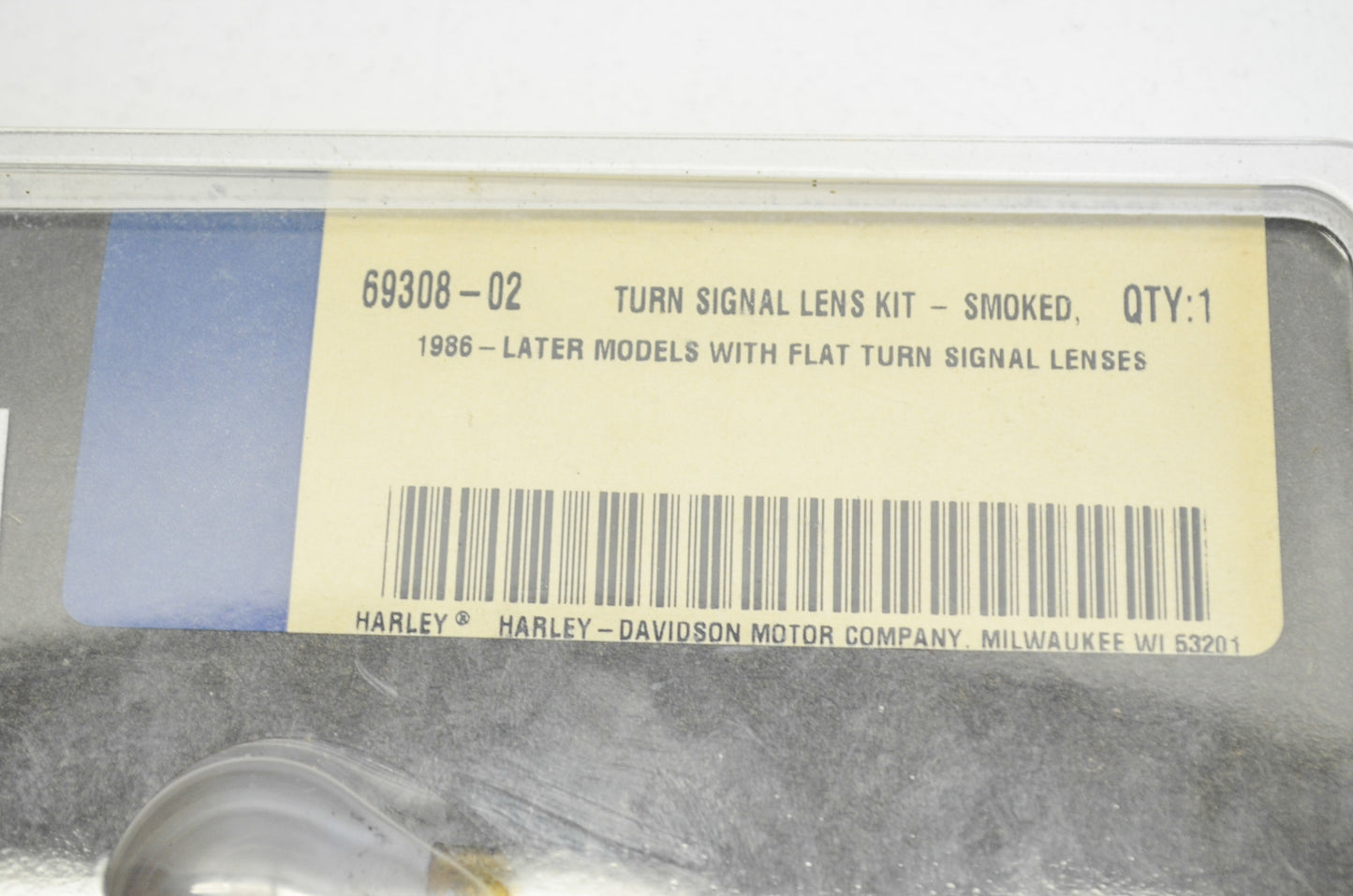 New OEM Harley Davidson Turn Signal Lens Kit NOS