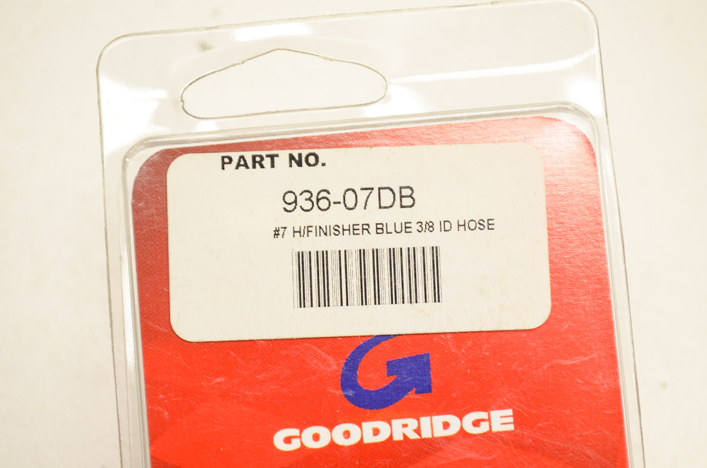Goodridge 936-07DB Hose Finisher Blue 3/8 NOS