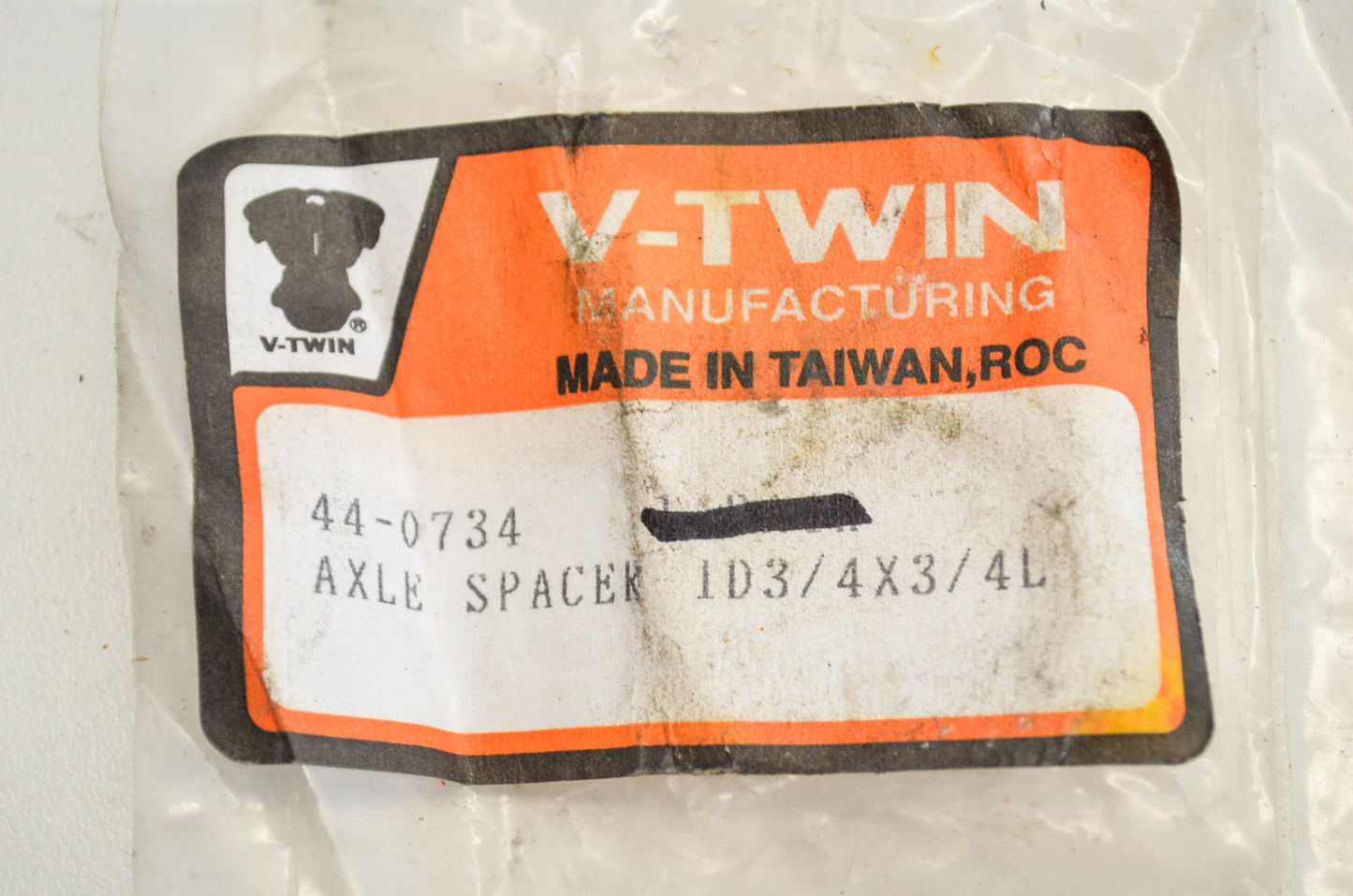 V-Twin 44-0734 Axle Spacer 3/4 x 3/4 NOS