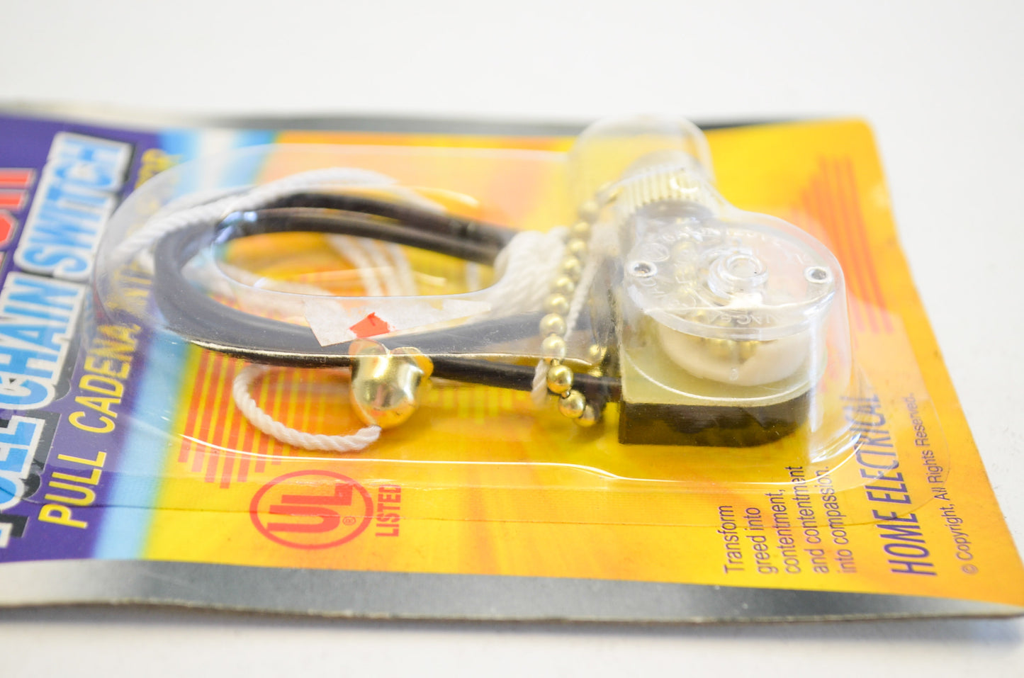 New Powtech Pull Chain Switch NOS