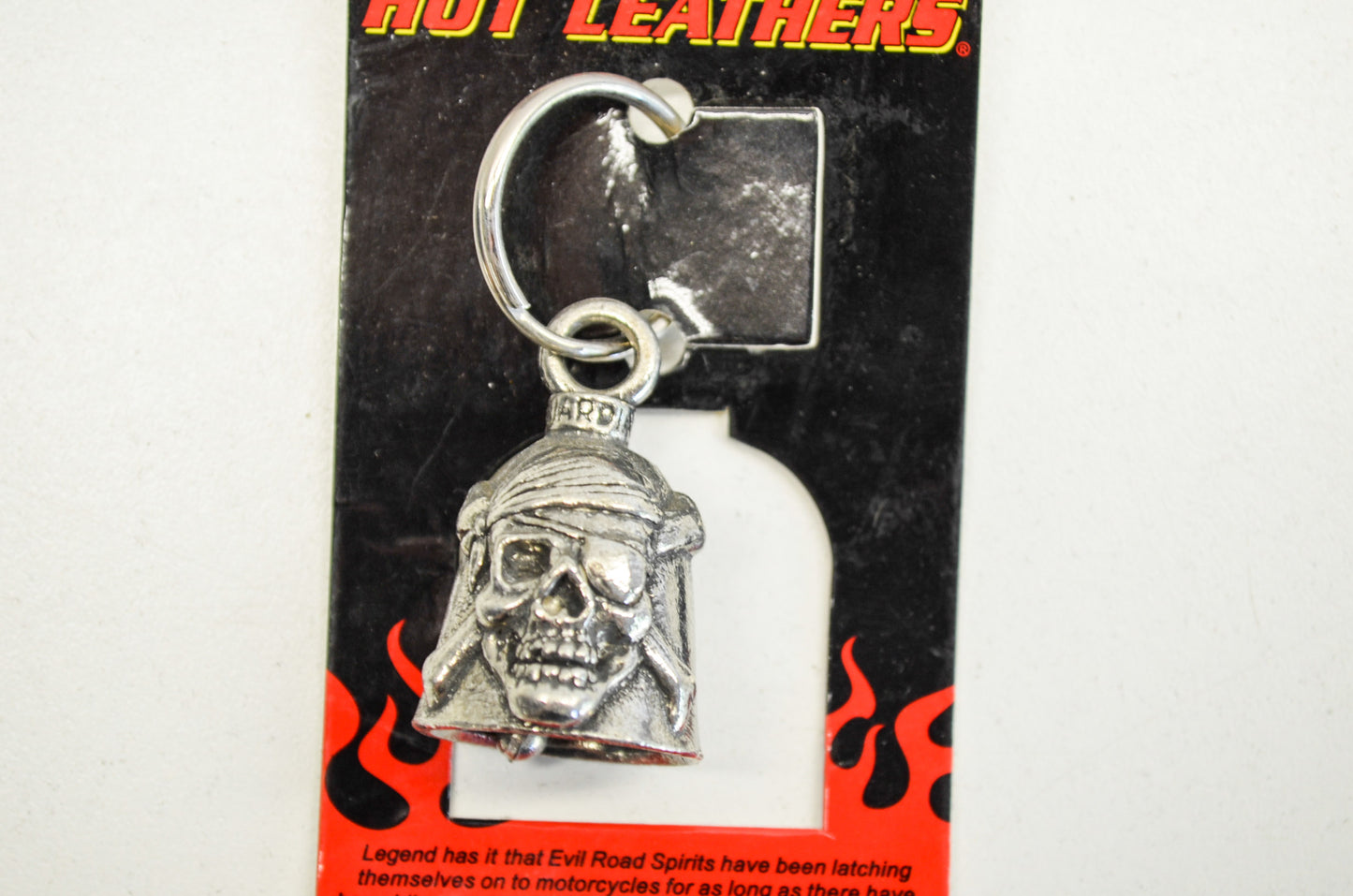 New Hot Leathers Guardian Bell Keychain Pirate NOS