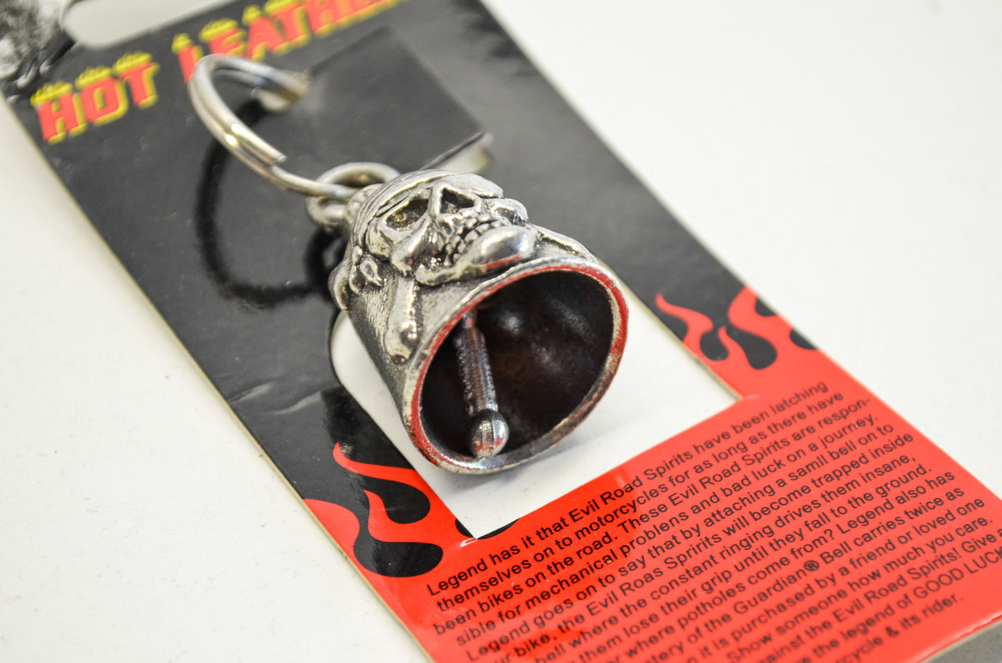 New Hot Leathers Guardian Bell Keychain Pirate NOS