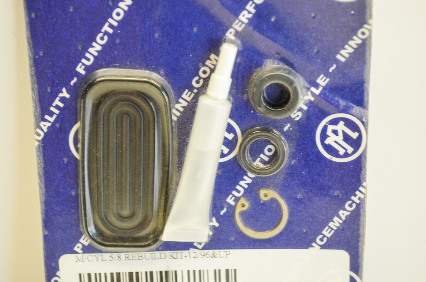New Performance Machine Master Cylinder Rebuild Kit 5/8' NOS