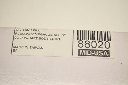 New Mid USA Oil Tank Fill Plug w/ Temperature Gauge NOS