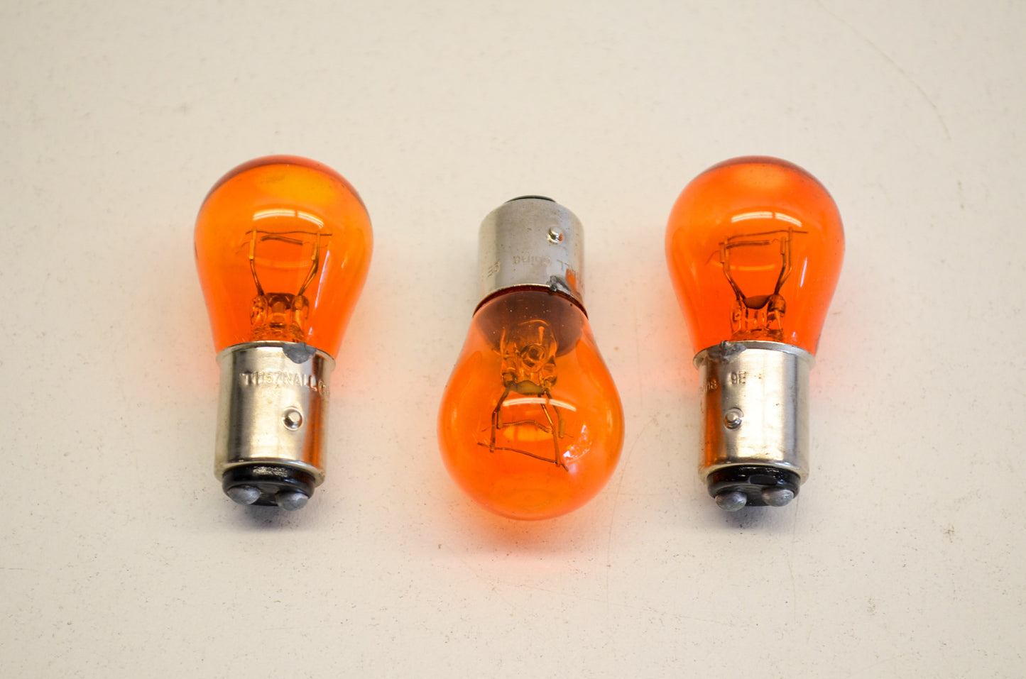 Candlepower 11826, 1157NA Taillight Turn Signal Bulb Amber 12V Qty 3 NOS