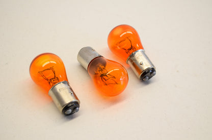 Candlepower 11826, 1157NA Taillight Turn Signal Bulb Amber 12V Qty 3 NOS