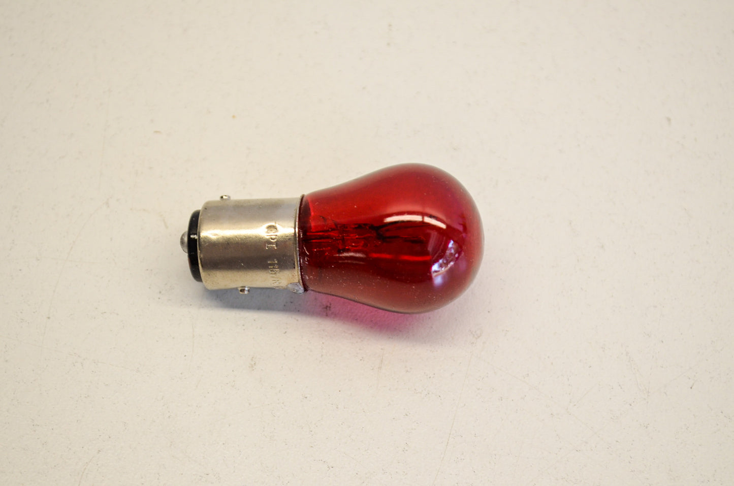 New Candlepower Taillight Turn Signal Bulb Red 12V NOS