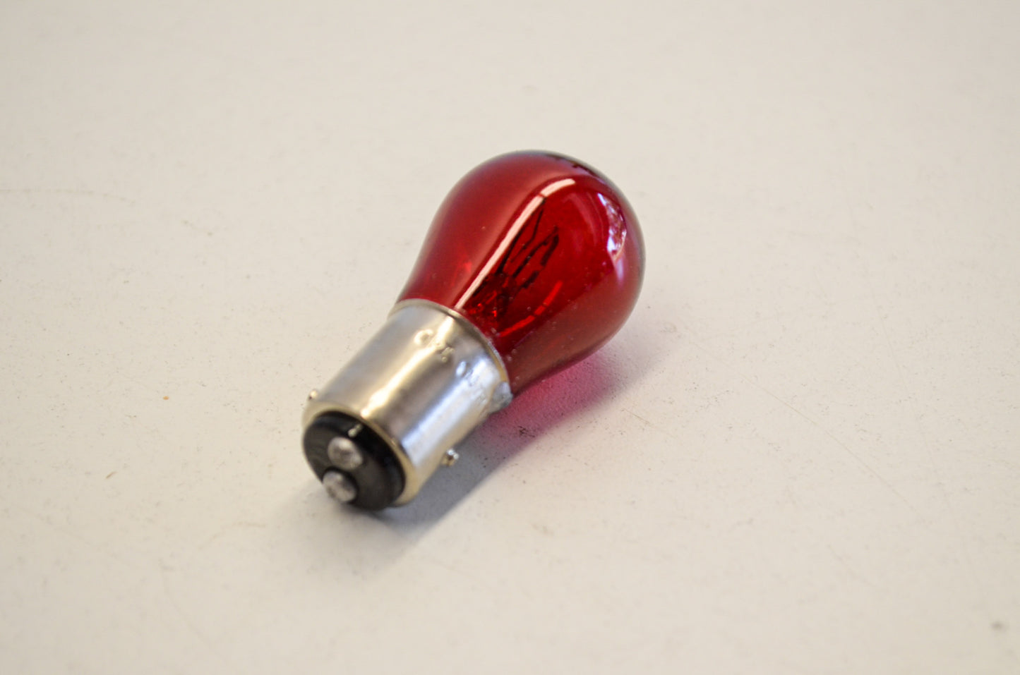 New Candlepower Taillight Turn Signal Bulb Red 12V NOS