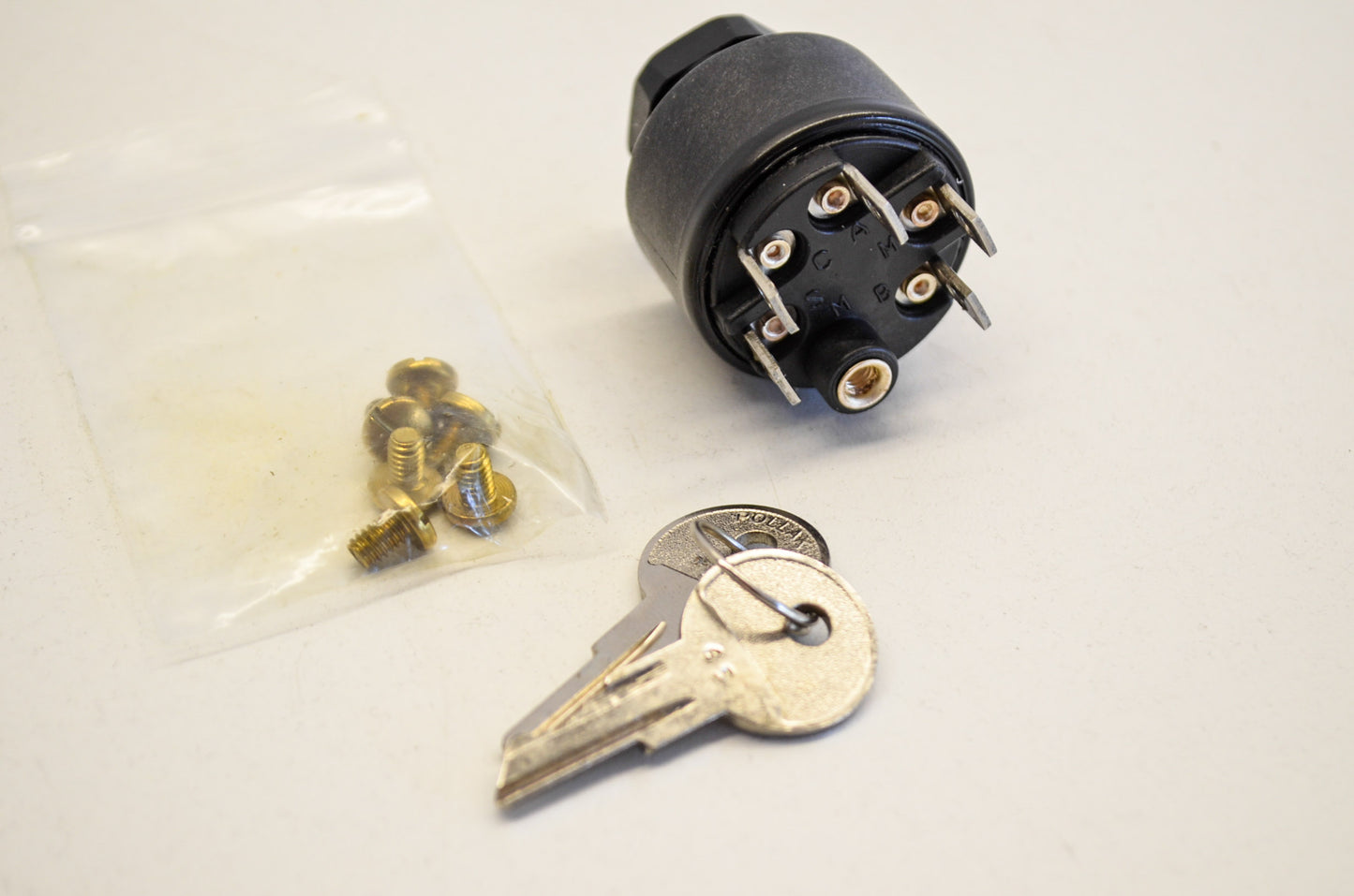 New Mid USA Weatherproof Ignition Switch Kit w/ Start & Horn NOS