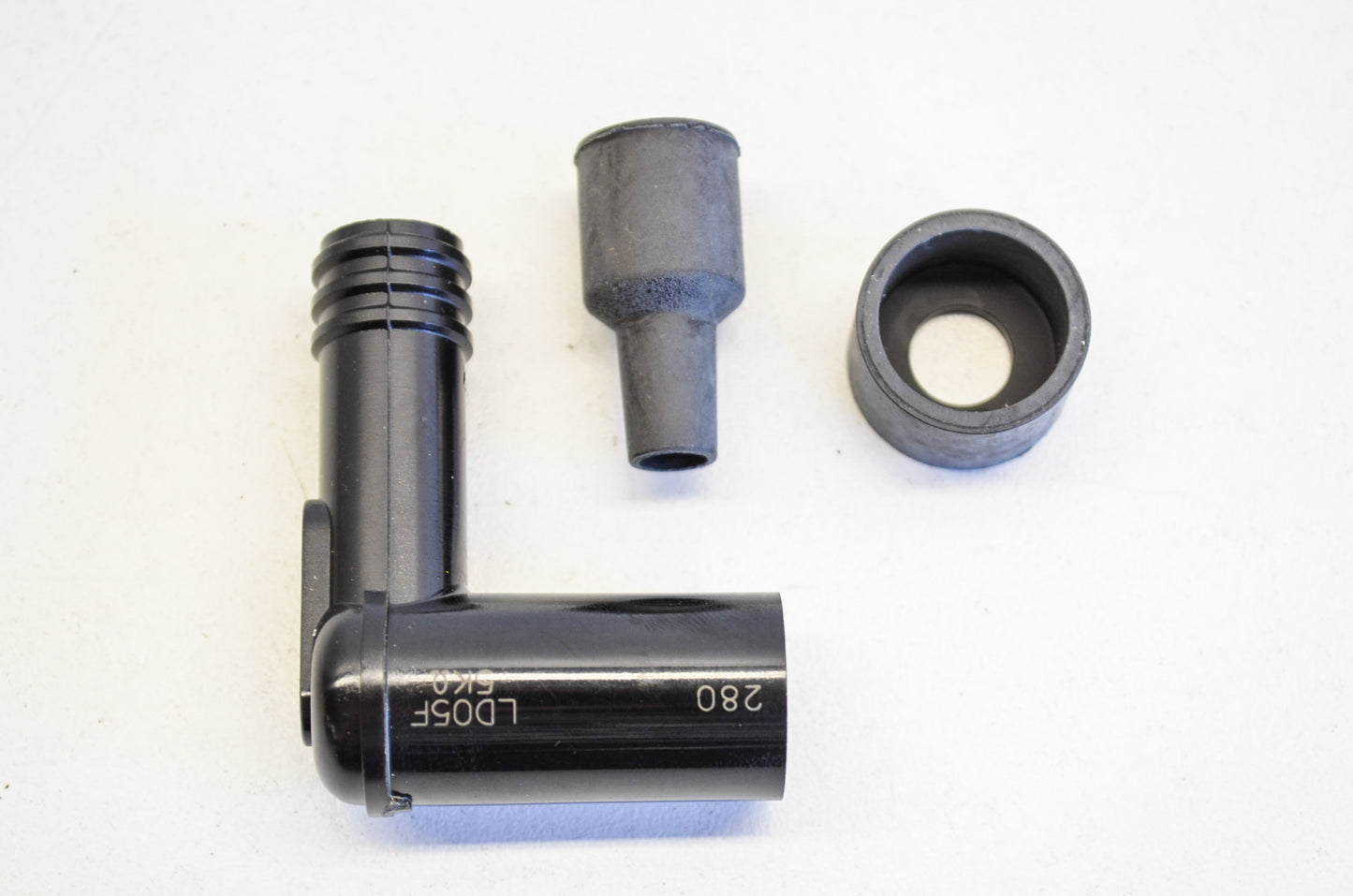 New NGK Waterproof Spark Plug Resistor Cover Kit Black NOS