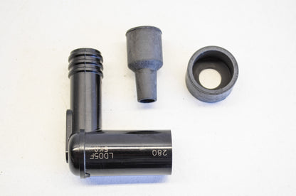 New NGK Waterproof Spark Plug Resistor Cover Kit Black NOS