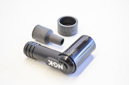 New NGK Waterproof Spark Plug Resistor Cover Kit Black NOS