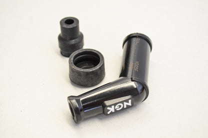 New NGK Waterproof Spark Plug Resistor Cover Black NOS