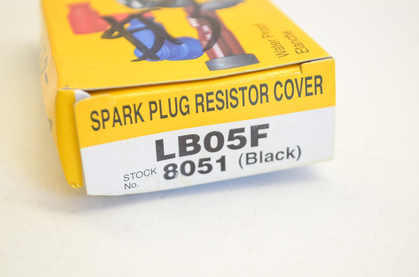 NGK LB05F, 8051 Waterproof Spark Plug Resistor Cover Black NOS