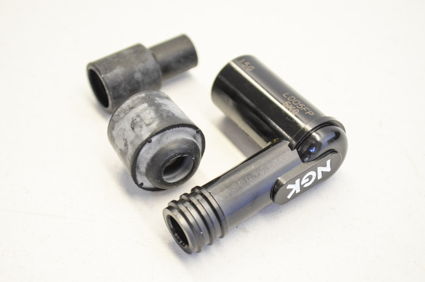 New NGK Waterproof Spark Plug Resistor Cover Black NOS
