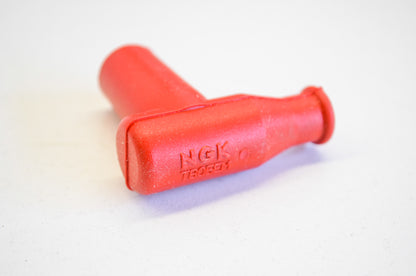 NGK TB05EM-R, 8955 Waterproof Spark Plug Resistor Cover Red NOS