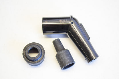 NGK YB05F, 8082 Waterproof Spark Plug Resistor Cover Kit Black NOS